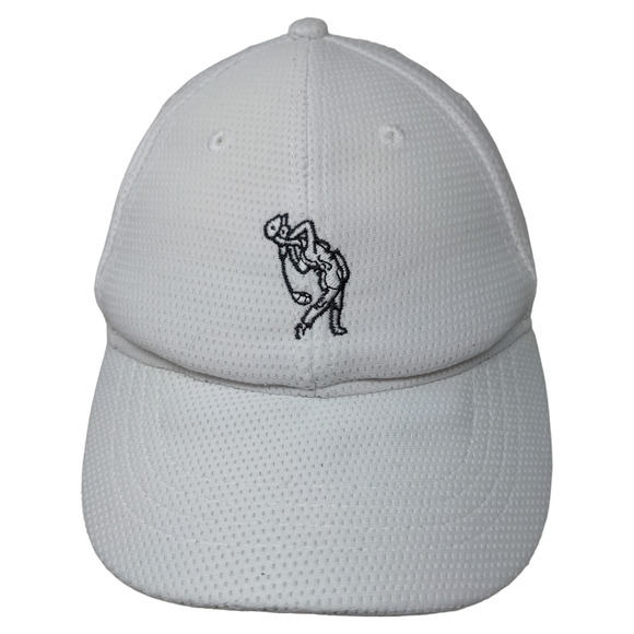 Garb Girl's Strapback Hat White Size Ages 5-12 Embroidered Golf Logo - Picture 1 of 9